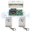 2 Channels AC 220V Wireless Remote Switch - Transmitter & Receiver - Self-locking Control Mode